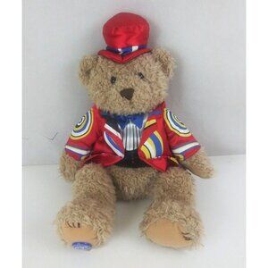 Vintage Ringling Brothers Circus Greatest Show The Ring Master Bear 14" Plush